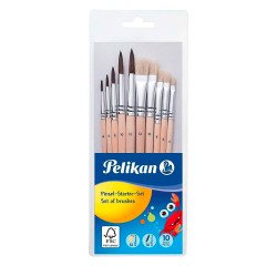 Pinceaux Pelikan, Pochette de 10 pièces