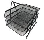 Set de corbeilles à courrier 'the bridge network' noir