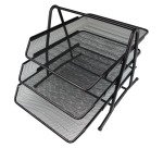 Set de corbeilles à courrier 'the bridge network' noir