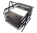 Set de corbeilles à courrier 'the bridge network' noir