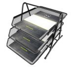 Set de corbeilles à courrier 'the bridge network' noir