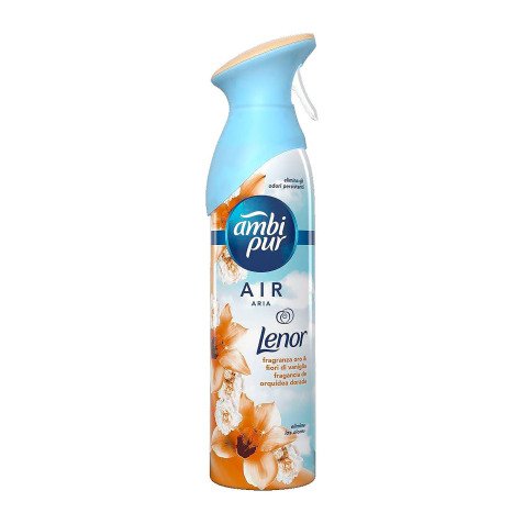 Profumatore spray per ambiente Lenor Oro e Fiori di Vaniglia Ambi Pur 300 ml - 60 spruzzi