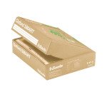 Buste a perforazione Universale Oxford Smart 100% riciclate Esselte Deluxe 22 x 30 cm trasparente polipropilene finitura goffrata a buccia d'arancia spessore alto 300 unità