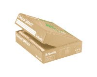 Buste a perforazione Universale Oxford Smart 100% riciclate Esselte Deluxe 22 x 30 cm trasparente polipropilene finitura goffrata a buccia d'arancia spessore alto 300 unità