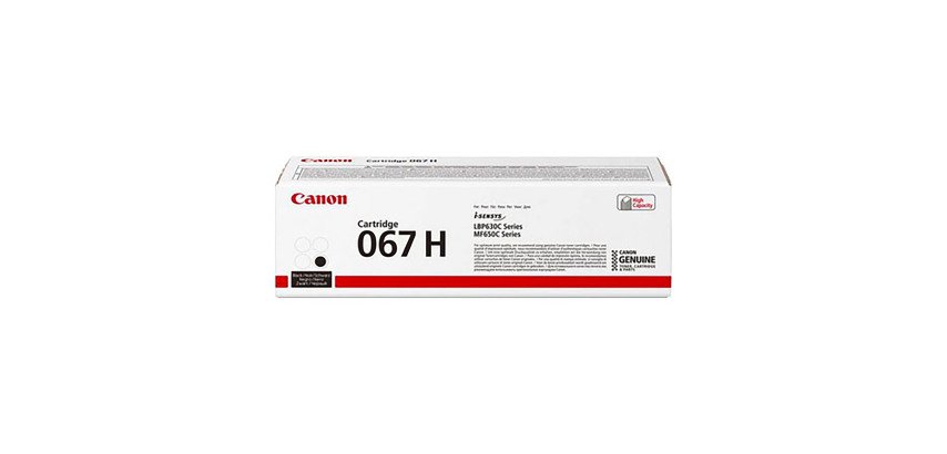 Canon 067H tóner original negro alta capacidad