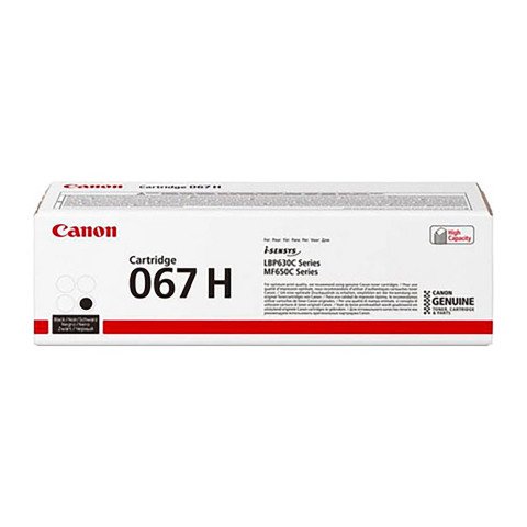 Canon 067H tóner original negro alta capacidad