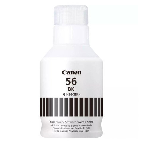 Canon GI56BK botella de tinta original negro