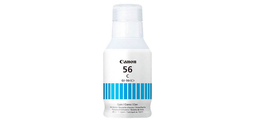Canon GI56C- Tintenflasche Einzelfarben für Maxify-Tintenstrahldrucker