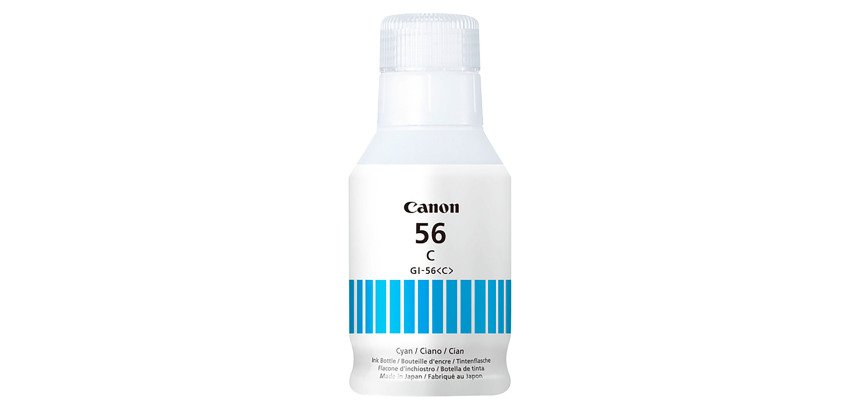 Canon GI56C- Bouteille d'encre couleurs séparées pour imprimante jet d'encre Maxify