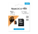Tarjeta de memoria Micro SDXC 128 Gb clase 10 TeamGroup con adaptador