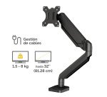 Brazo para monitor simple sistema de muelle a gas Platinum Fellowes