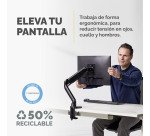 Brazo para monitor simple sistema de muelle a gas Platinum Fellowes