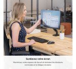 Bras support écran simple à ressort à gaz Platinum Series