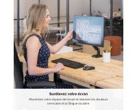 Screen support arm simple with gas spring Platinum Series