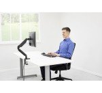 Brazo para monitor simple sistema de muelle a gas Platinum Fellowes