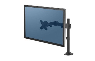 Scherm ondersteunende arm enkel Reflex Fellowes zwart