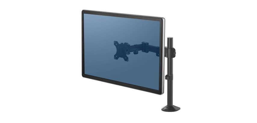 Single screen monitor arm Reflex Fellowes black