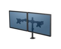 Scherm ondersteunende arm dubbel Reflex Fellowes zwart