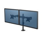 Bras porte écrans double Reflex Fellowes noir