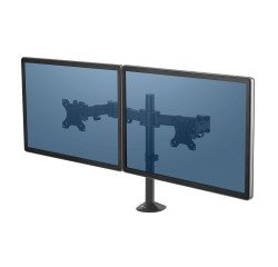 Scherm ondersteunende arm dubbel Reflex Fellowes zwart