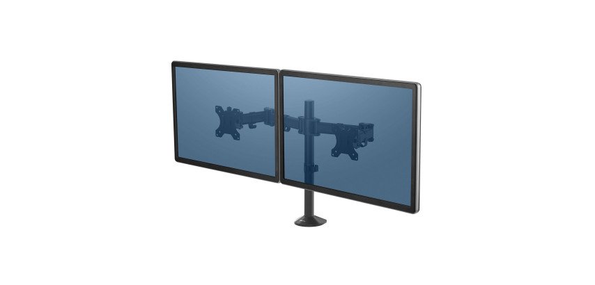 Double screen arm support Reflex Fellowes black