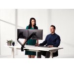 Bras support écrans double à ressort à gaz Platinum Series