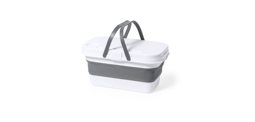 Cesta nevera para picnic plegable y multifunción