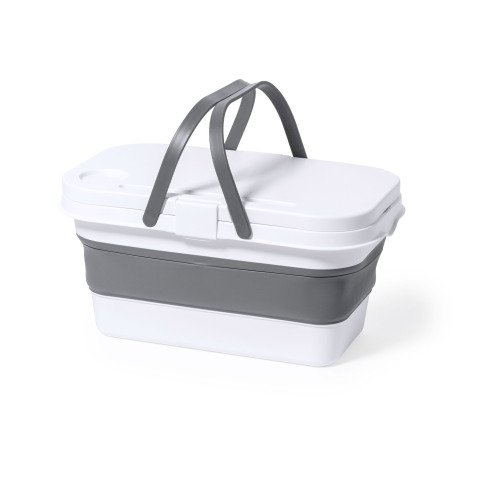 Cesta nevera para picnic plegable y multifunción