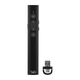Oplaadbare laser pointer USB-A & USB-C zwart TNB
