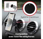 Support smartphone aimanté pour grille d’aération TNB