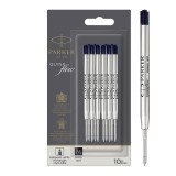 Recharge d'encre QUINK pour stylo bille M Parker - Blister de 10