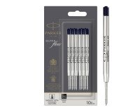 Recharge d'encre QUINK pour stylo bille M Parker - Blister de 10