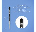 Recharge d'encre QUINK pour stylo bille M Parker - Blister de 2