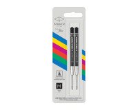 Recharge d'encre QUINK pour stylo bille M Parker - Blister de 2