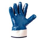 Guanti in NBR blu interamente rivestito, 1 paio