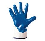 Guanti in NBR blu rivestimento 3/4, 1 paio