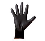 Guanti Poligrip in poliuretano nero, 1 paio