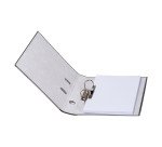 Classeur à levier cartonné dos 5 cm gris