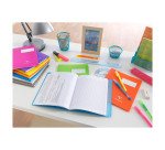 Cahier piqué Clairefontaine Koverbook 17 x 22 cm grands carreaux 48 pages