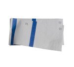 Lot de 10 blocs de 100 tickets vendeurs double numérotage - couleurs assorties - Exacompta - 6,6 x 13,5 cm