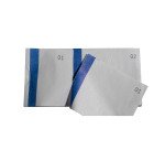 Lot de 10 blocs de 100 tickets vendeurs double numérotage - couleurs assorties - Exacompta - 6,6 x 13,5 cm