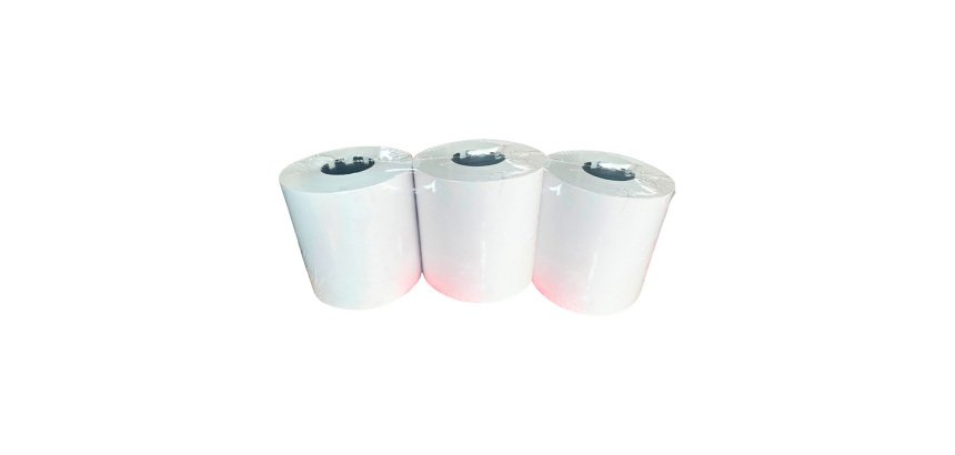 Techfive – Lot de 3 rouleaux thermiques 80×80 mm pour imprimante thermique