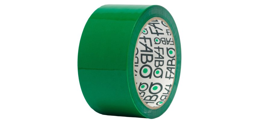 Nastro da imballo Fabo, 50 mm x 66 m, 48 micron, verde