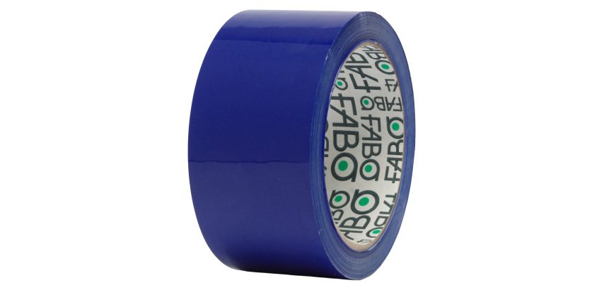 Nastro da imballo Fabo, 50 mm x 66 m, 48 micron, blu