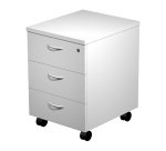Cassettiera 3 cassetti su ruote l x p x h 43 x 52 x 59,5 cm fornita montata