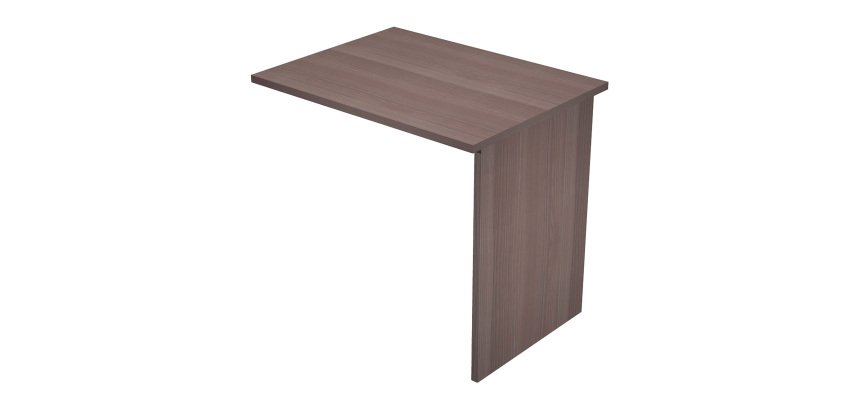Allungo per scrivania Lione gambe a pannello l 80 x p 60 x h 72 cm