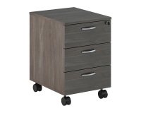 Cassettiera 3 cassetti su ruote frassino toscano l x p x h 43 x 52 x 59,5 cm fornita montata