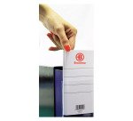 Registratore commerciale dorso 8 cm meccanismo a leva rivestimento in polipropilene Bruneau Premium A4