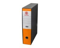 Protocol recorder back 8 cm lever mechanism polypropylene coating Bruneau Premium A4 orange