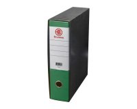 Commercial binder 8 cm back lever mechanism polypropylene cover Bruneau Premium A4 green